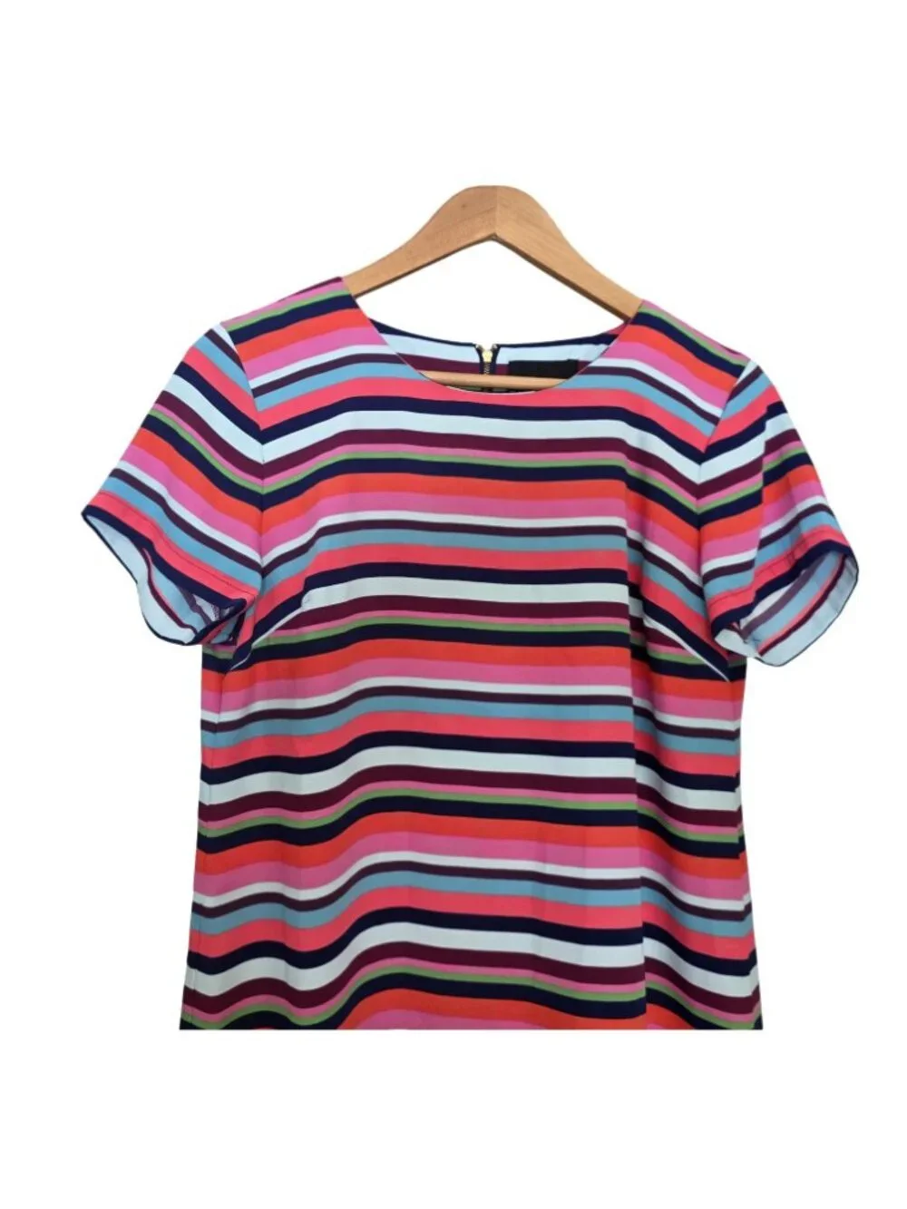 Women's - Cynthia Rowley Striped Short Sleeve Dress, Size 8